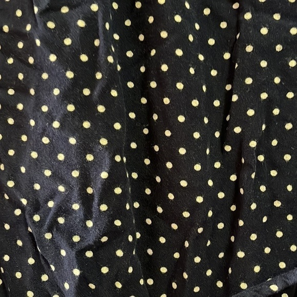 Motherhood Maternity Women’s blue and white polka dot blouse, size small. - Picture 7 of 7